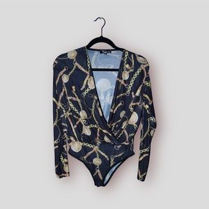 Black & Gold Bodysuit